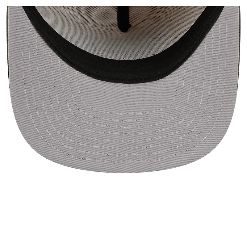 Casquette ajustée A-Frame 59FIFTY pour homme New Era beige clair/olive Kansas City Chiefs Color Pack