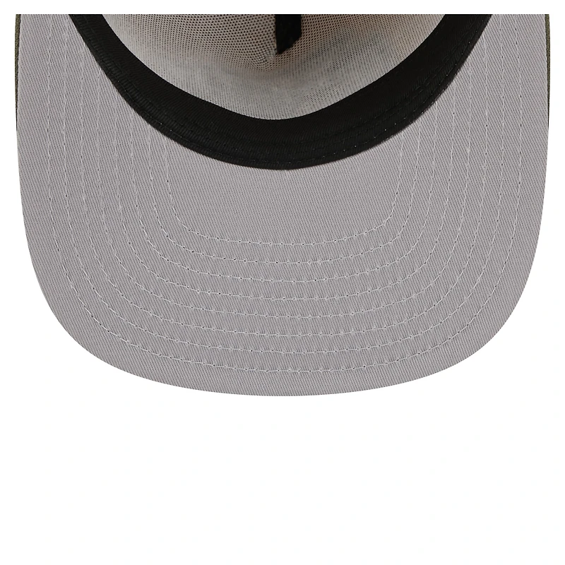 Casquette snapback A-Frame 9FIFTY pour homme, coloris beige clair/olive, Kansas City Chiefs, New Era