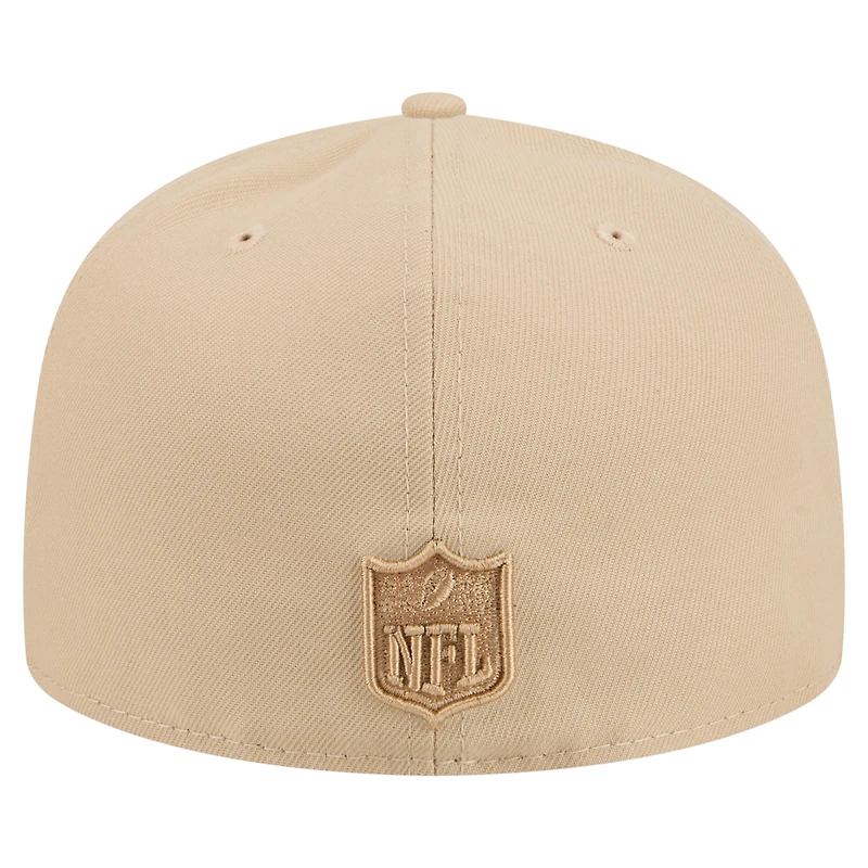 Casquette ajustée A-Frame 59FIFTY beige clair pour homme New Era, coloris Kansas City Chiefs