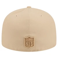 Casquette ajustée A-Frame 59FIFTY beige clair pour homme New Era, coloris Kansas City Chiefs