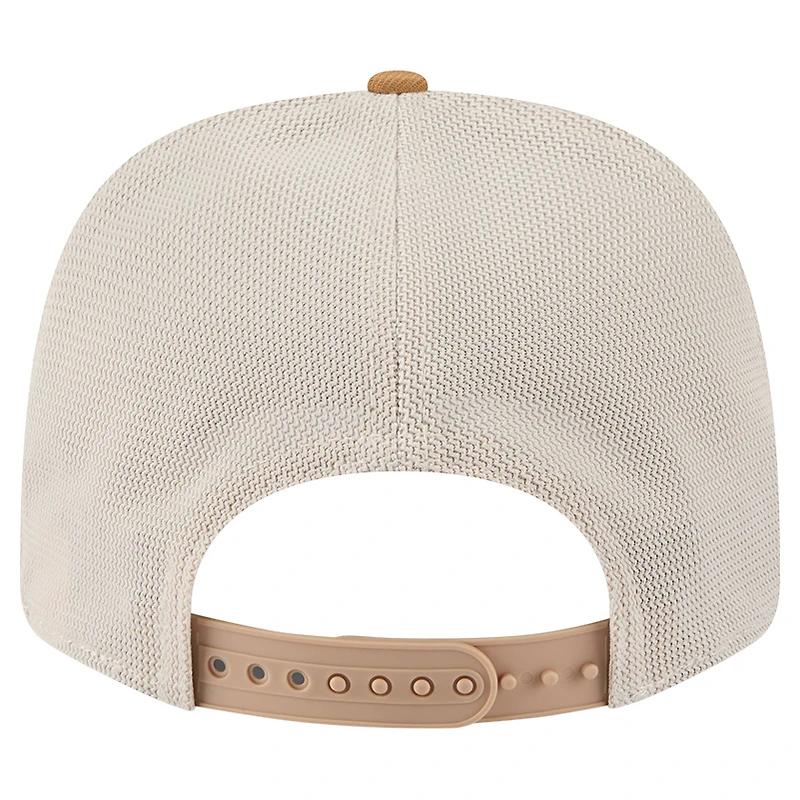 Men's New Era Light Beige Kansas City Chiefs  Two-Tone Trucker 9SEVENTY Adjustable Hat