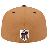 Men's New Era  Light Brown/Dark Brown Kansas City Chiefs Two-Tone Walnut 59FIFTY Fitted Hat
