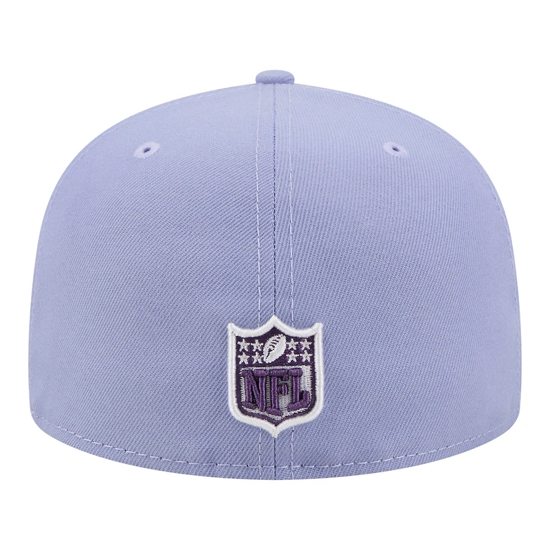 Men's New Era Light Purple Kansas City Chiefs Lavender Bloom 59FIFTY Fitted Hat