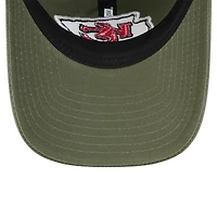 Men's New Era Olive Kansas City Chiefs Main 9TWENTY Adjustable Hat