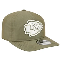 Casquette ajustable en nylon 19TWENTY olive New Era pour homme des Kansas City Chiefs