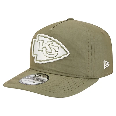 Men's New Era  Olive Kansas City Chiefs Nylon 19TWENTY Adjustable Hat
