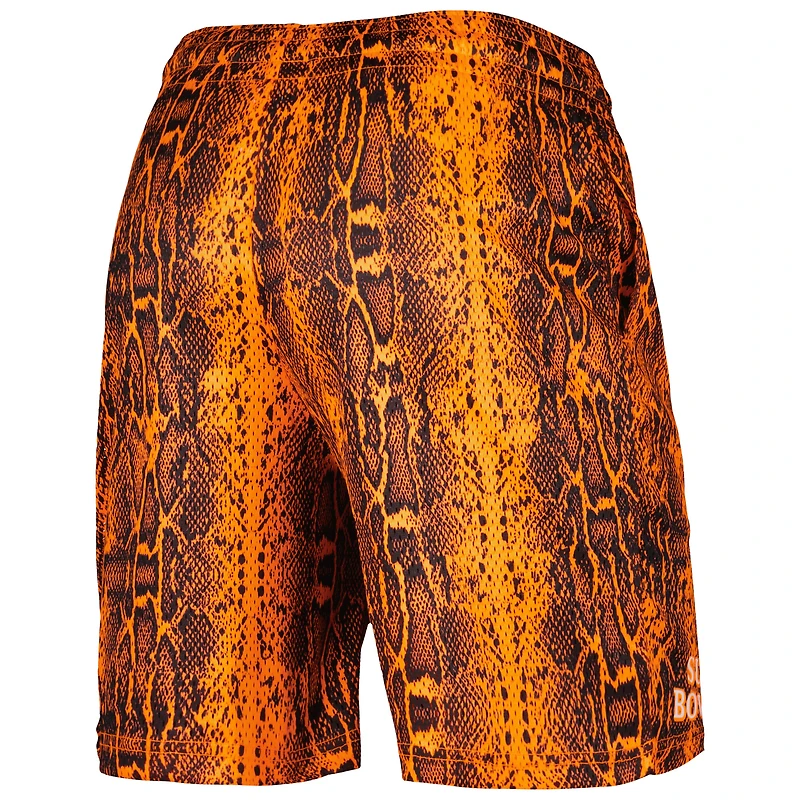 Short d'été Pop des Chiefs de Kansas City New Era orange pour homme