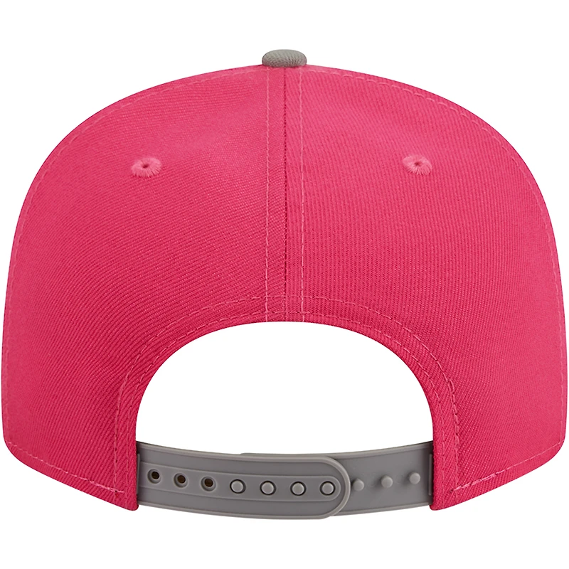 Men's New Era  Pink Kansas City Chiefs 2-Tone Color Pack 9FIFTY Snapback Hat