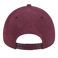 Casquette ajustable en moleskine injectée Kansas City Chiefs pour homme New Era violet