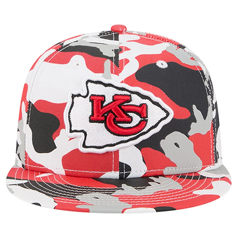 Casquette ajustée 59FIFTY rouge/noir des Kansas City Chiefs de New Era pour homme