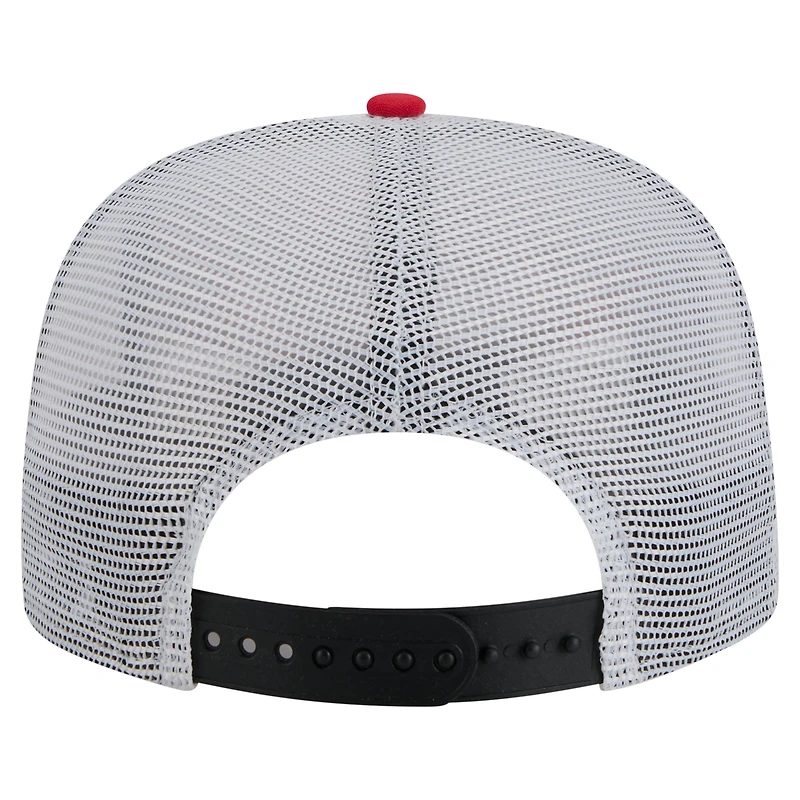 Casquette de golf à visière rabattable rouge/noir Kansas City Chiefs de New Era pour homme
