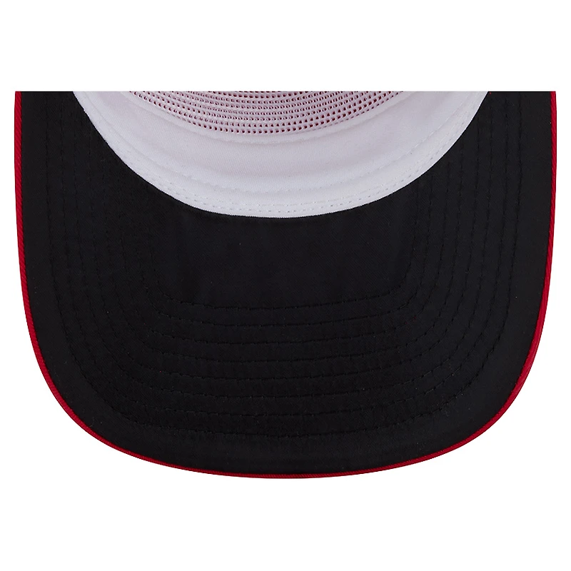 Casquette ajustable New Era 19TWENTY rouge/blanc pour homme avec écusson des Chiefs de Kansas City