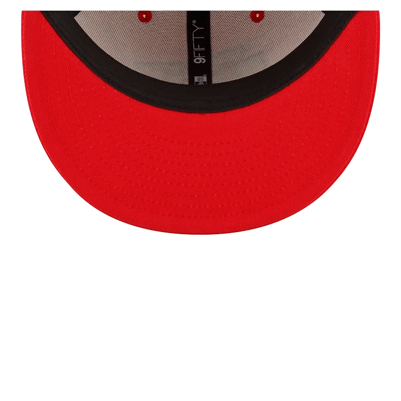 Men's New Era Red Kansas City Chiefs 2022 Sideline - 9FIFTY Ink Dye Snapback Hat