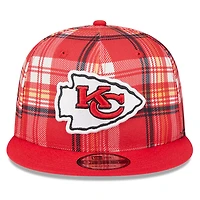 Men's New Era Red Kansas City Chiefs 2024 Sideline Statement 9FIFTY Snapback Hat