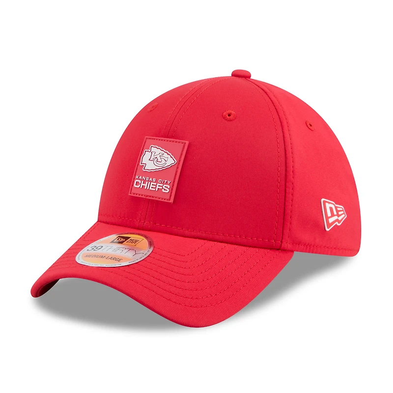 Casquette 39THIRTY Flex rouge New Era pour homme, Kansas City Chiefs 2025 Sideline
