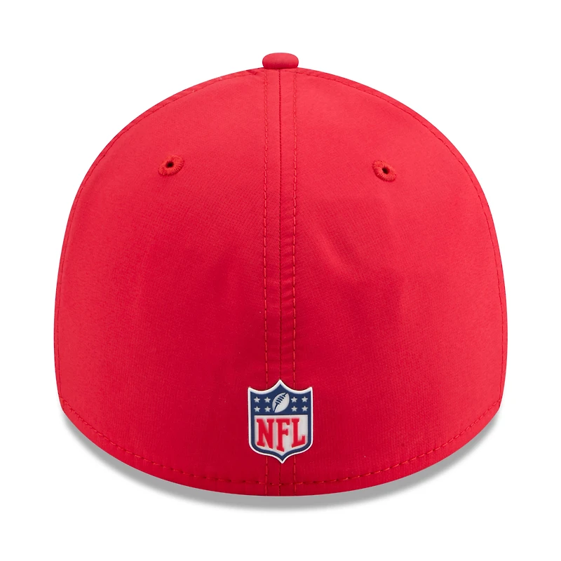 Casquette 39THIRTY Flex rouge New Era pour homme, Kansas City Chiefs 2025 Sideline
