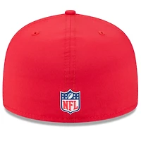 Men's New Era Red Kansas City Chiefs 2025 Sideline 59FIFTY Fitted Hat