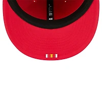 Men's New Era Red Kansas City Chiefs 2025 Sideline 59FIFTY Fitted Hat