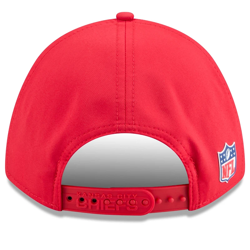 Casquette ajustable M-Crown 9FORTY rouge New Era pour homme, Kansas City Chiefs 2025