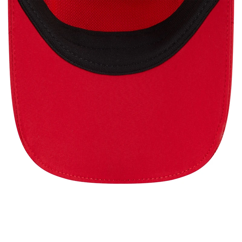 Casquette ajustable Sideline Runner 2025 rouge New Era pour homme des Kansas City Chiefs