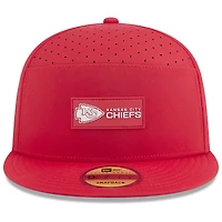 Casquette snapback 9FIFTY rouge New Era Kansas City Chiefs 2025 pour homme