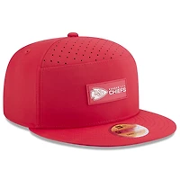 Casquette snapback 9FIFTY rouge New Era Kansas City Chiefs 2025 pour homme