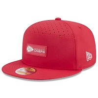 Casquette snapback 9FIFTY rouge New Era Kansas City Chiefs 2025 pour homme