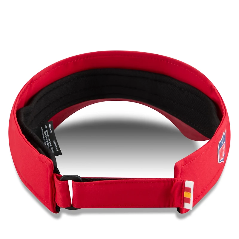 Visière latérale rouge New Era pour homme des Kansas City Chiefs 2025