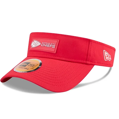 Visière latérale rouge New Era pour homme des Kansas City Chiefs 2025