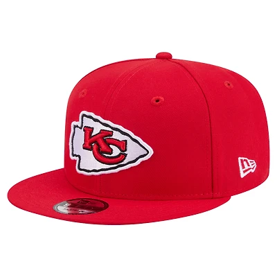 Men's New Era Red Kansas City Chiefs 9FIFTY Snapback Hat