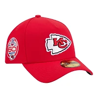 Men's New Era  Red Kansas City Chiefs A-Frame 59FORTY Fitted Hat