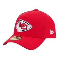 Men's New Era  Red Kansas City Chiefs A-Frame 59FORTY Fitted Hat