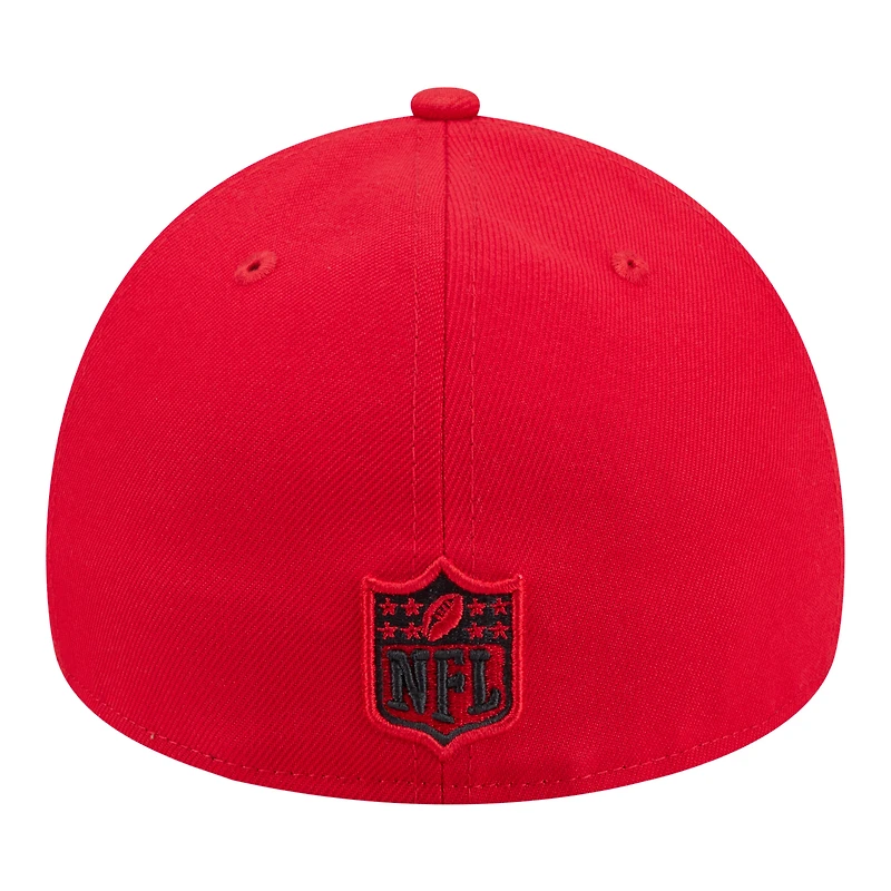 Men's New Era  Red Kansas City Chiefs A-Frame 59FORTY Fitted Hat
