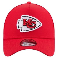 Casquette ajustable A-Frame 9FORTY rouge Kansas City Chiefs de New Era pour homme