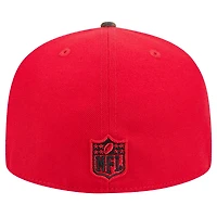 Casquette ajustée bicolore 59FIFTY Kansas City Chiefs de New Era pour homme, rouge