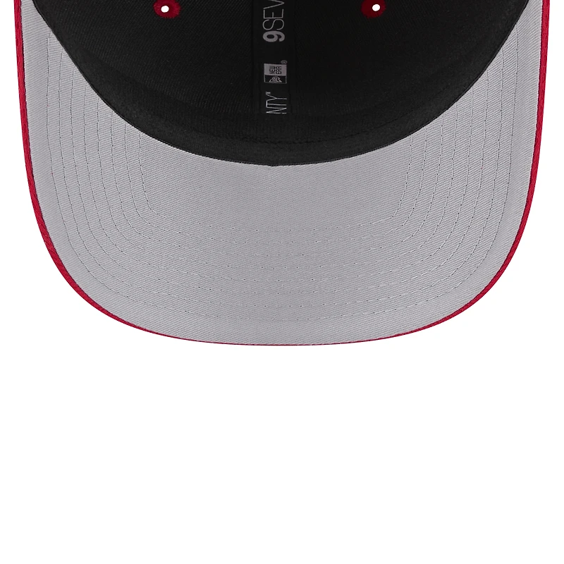 Men's New Era Red Kansas City Chiefs Adventure Patched 9SEVENTY Stretch-Snap Adjustable Hat