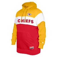 Sweat à capuche blocs de couleurs actuels Big & Tall des Chiefs Kansas City New Era rouge pour homme