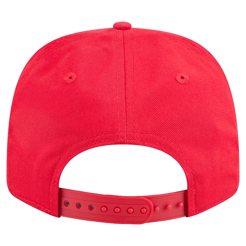 Men's New Era Red Kansas City Chiefs Chant 9SEVENTY Stretch-Snap Hat