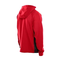 Sweat à capuche zippé intégral rouge New Era Kansas City Chiefs Combine Authentic Raglan Scuba pour homme