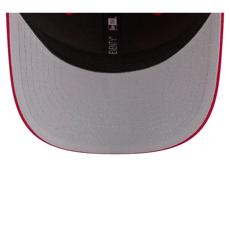 Casquette trucker ajustable New Era rouge Kansas City Chiefs Contest 9SEVENTY pour homme