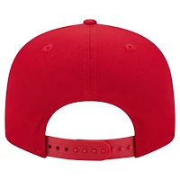 Casquette snapback New Era rouge Kansas City Chiefs Core Team Script 9FIFTY pour homme