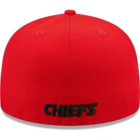Casquette ajustée 59FIFTY Flawless des Chiefs de Kansas City New Era rouge pour homme