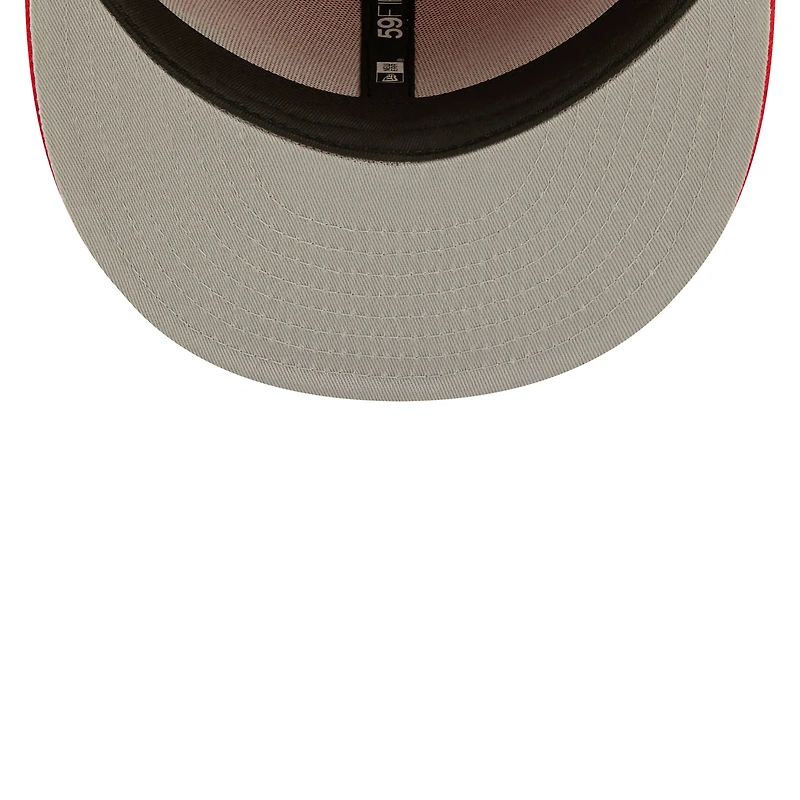 Men's New Era Red Kansas City Chiefs  Flawless 59FIFTY Fitted Hat