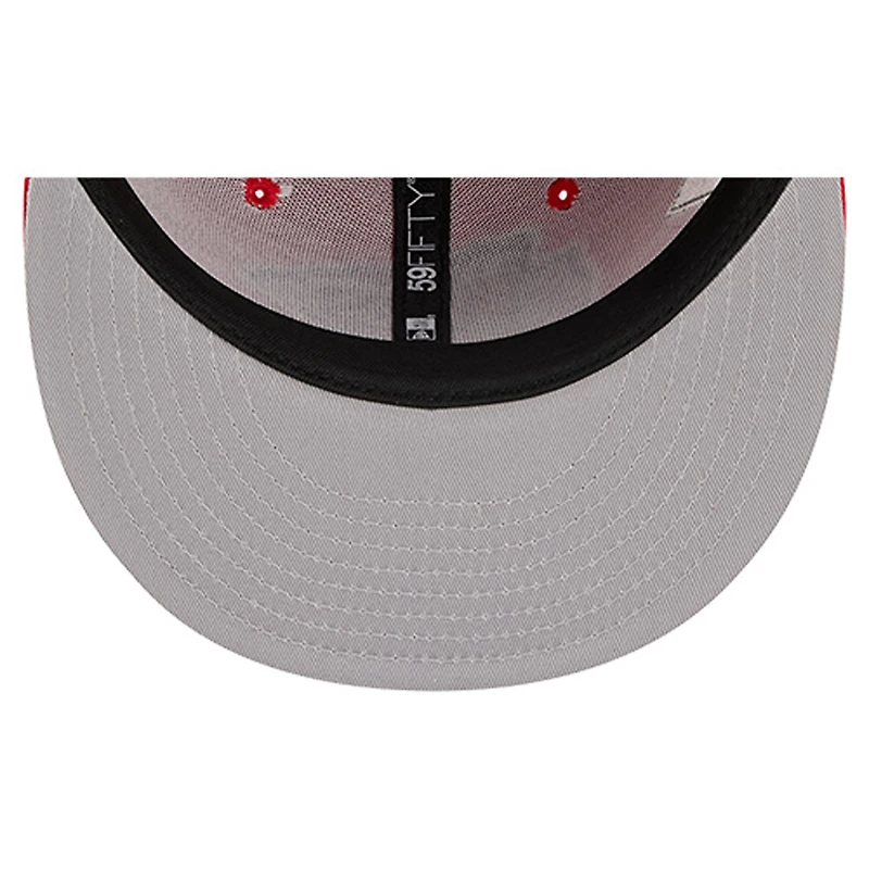 Men's New Era  Red Kansas City Chiefs Group Chat 59FIFTY Fitted Hat