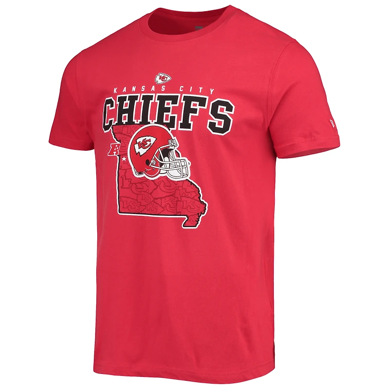 T-shirt Kansas City Chiefs Local Pack New Era pour homme rouge
