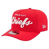 Casquette snapback A-Frame 9FIFTY rouge New Era pour homme des Kansas City Chiefs