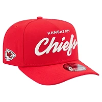 Men's New Era  Red Kansas City Chiefs Local Play A-Frame 9FIFTY Snapback Hat