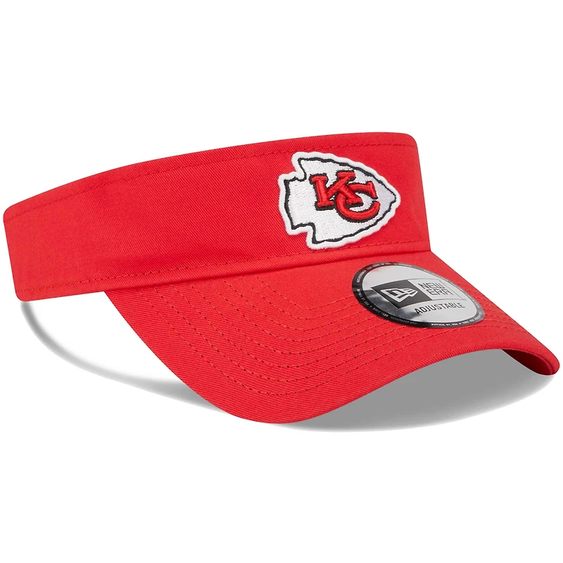 Visière ajustable principale des Chiefs de Kansas City New Era rouge pour homme