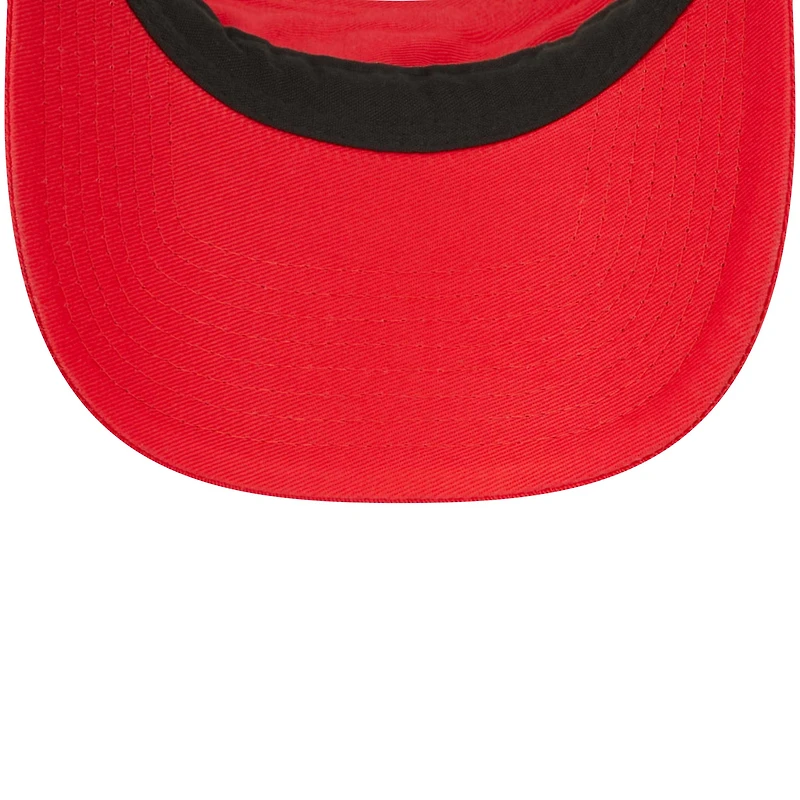 Men's New Era Red Kansas City Chiefs Main Adjustable Visor