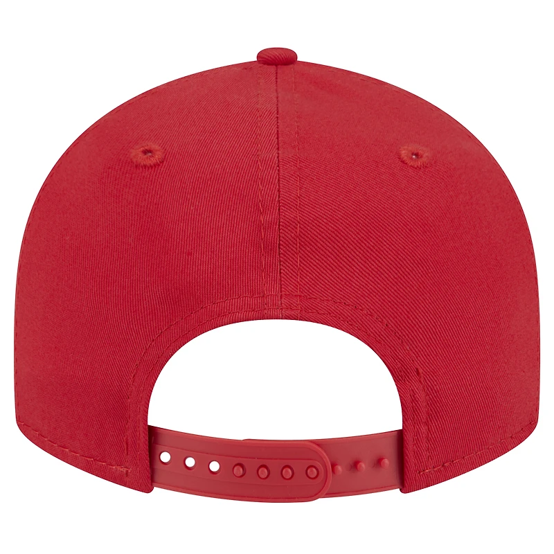 Men's New Era Red Kansas City Chiefs Main Low Profile 9FIFTY Snapback Hat